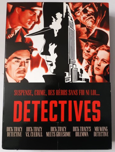Coffret dvd films detectives - dvd,